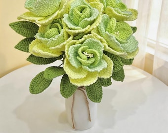 Rosas de crochet atemporales: un regalo ecológico para San Valentín.
