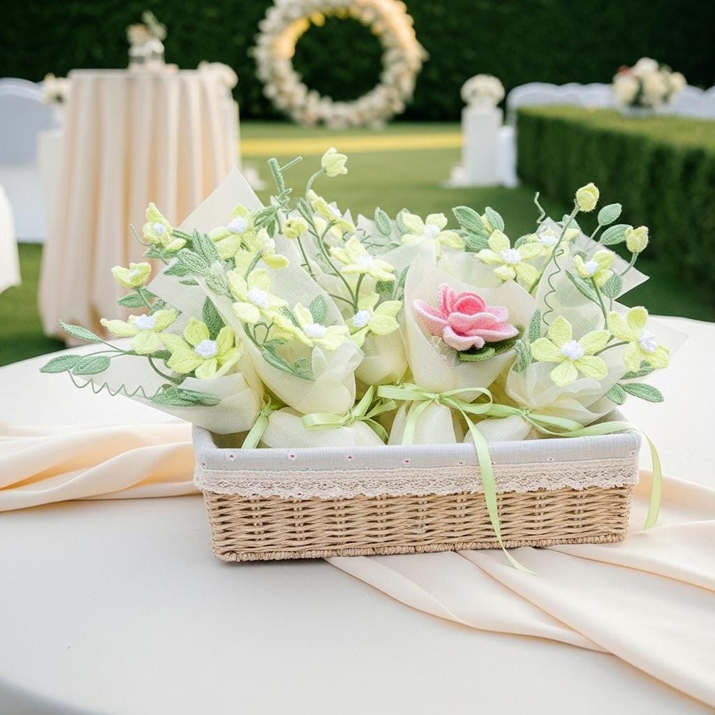 Timeless Crochet Mini Bouquet