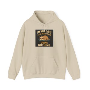 Lazy Day Unisex Hoodie, Funny Quote Sweatshirt, Cozy Sweater, Relaxation Jumper, Chill Out Pullover, Comfy Hooded Top