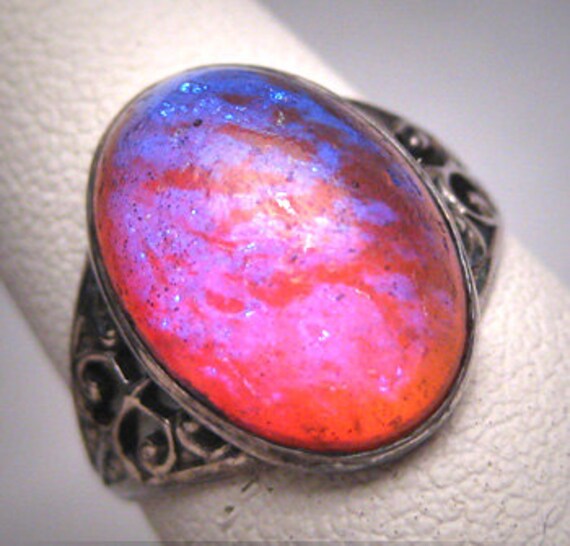 Antique Dragons Breath Opal Gem Antique Dragons Breath Opal Gem