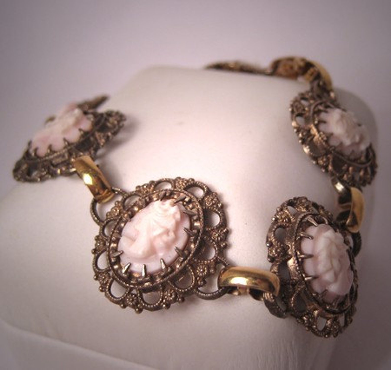 Antique Cameo Bracelet Vintage Victorian Art Deco Euro Etsy