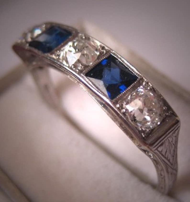 sapphire and diamond wedding band sapphire and diamond wedding band