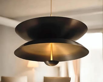 Mid-Century Sputnik-Style Brass Chandelier – A Timeless Statement in Luxury Lighting