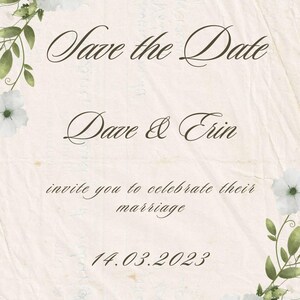 Save the Date Wedding Invitations