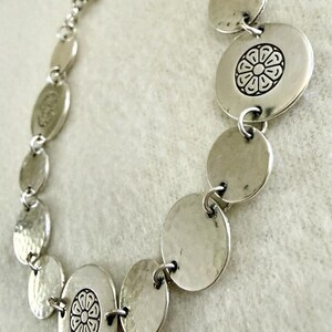 Pulsera Brighton Daisy con eslabones martillados, NUEVA, 7'' imagen 2