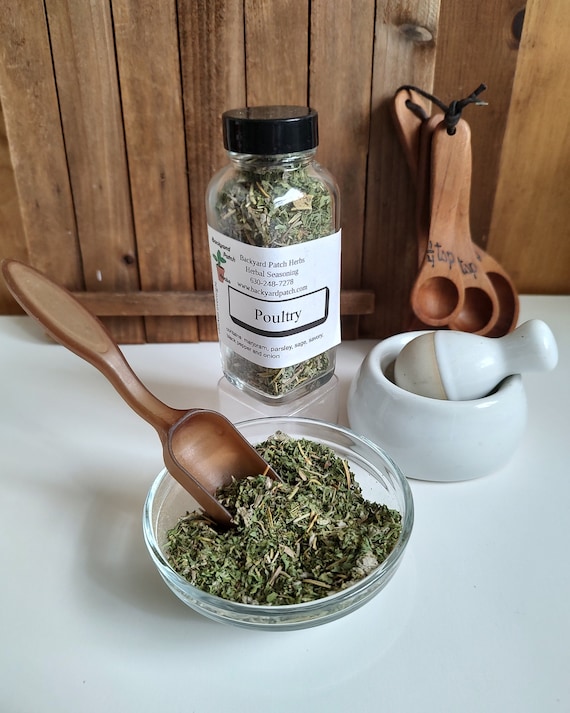 Poultry or Chicken Seasoning, Salt Free Herb Cooking Blends refill Bag or Jar | Salt-free| Gluten free | Preservative free