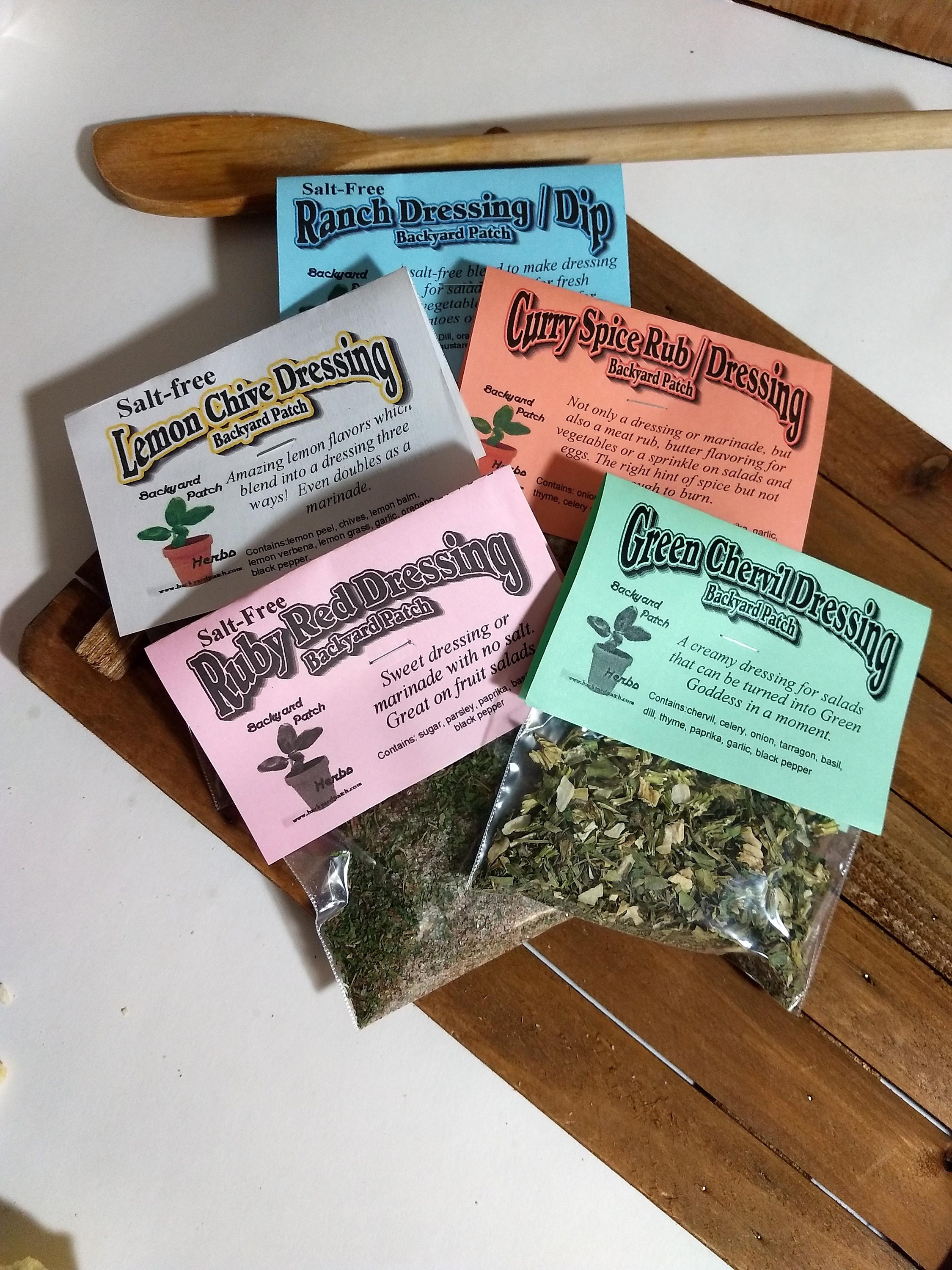 Herb DIP MIXES dill~ranch~tarragon yogurt SAMPLER SET Herb DIP MIXES dill~ranch~tarragon yogurt SAMPLER SET