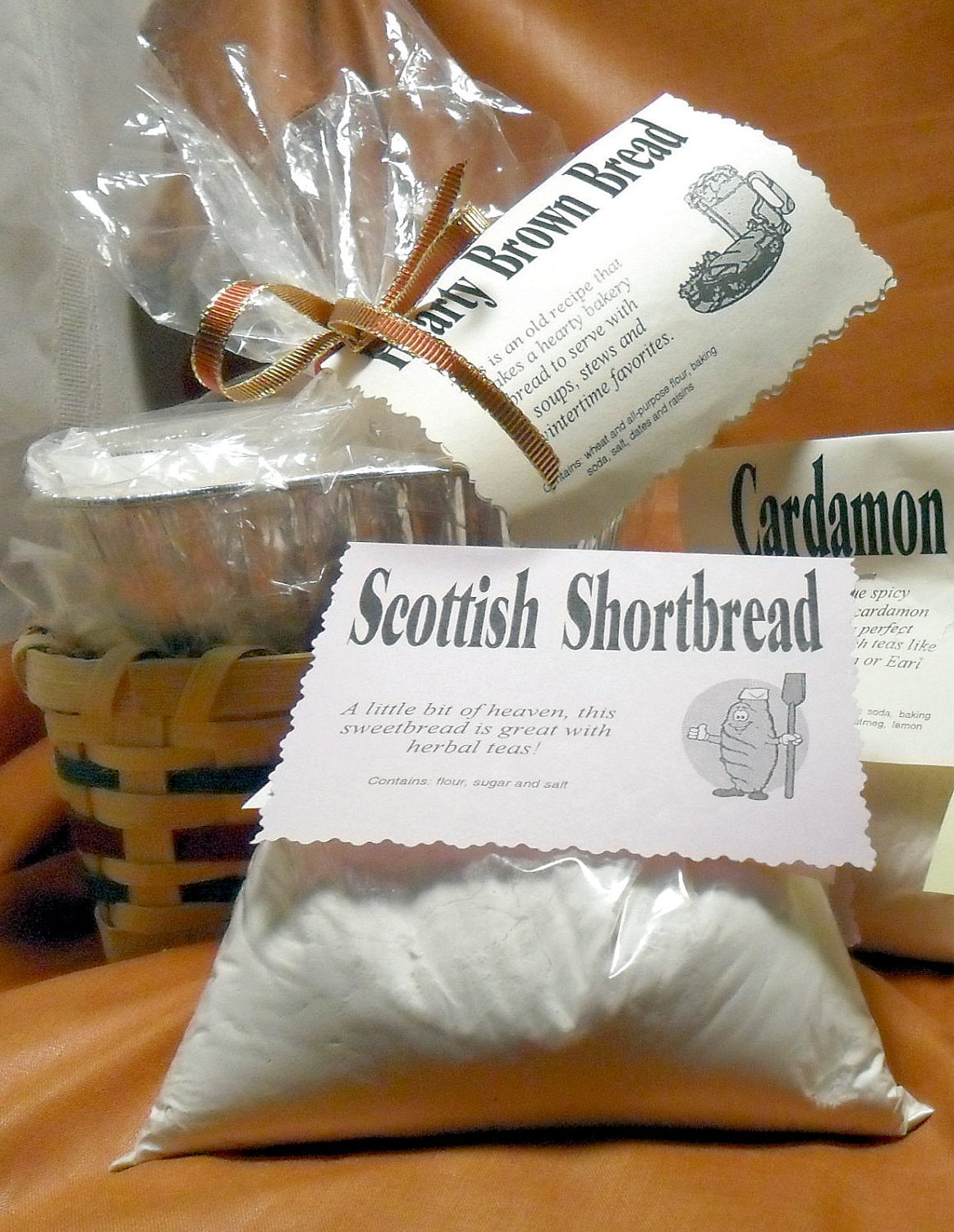 Shortbread Mix Package Dry Shortbread Mixes, Hand-blended, Herb-infused, Easily Serves 10 to ...