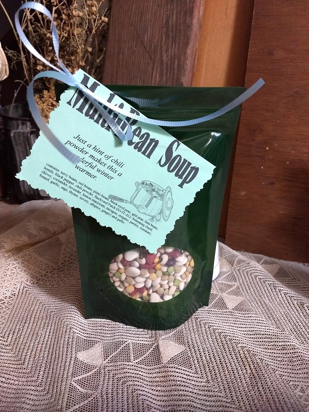 Multi Bean Soup Mix Gourmet Dry Soup Mix Vegan Organic Backyard Patch