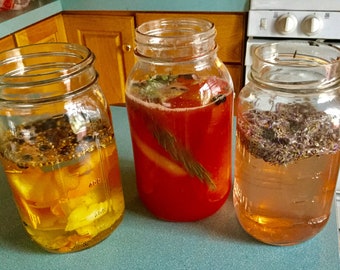 Gin Making Kit, Non-alcohic Gin Kit, mocktail, non-alcoholic, mixologist, craft cocktail, Gin substitute, DIY gift for him,