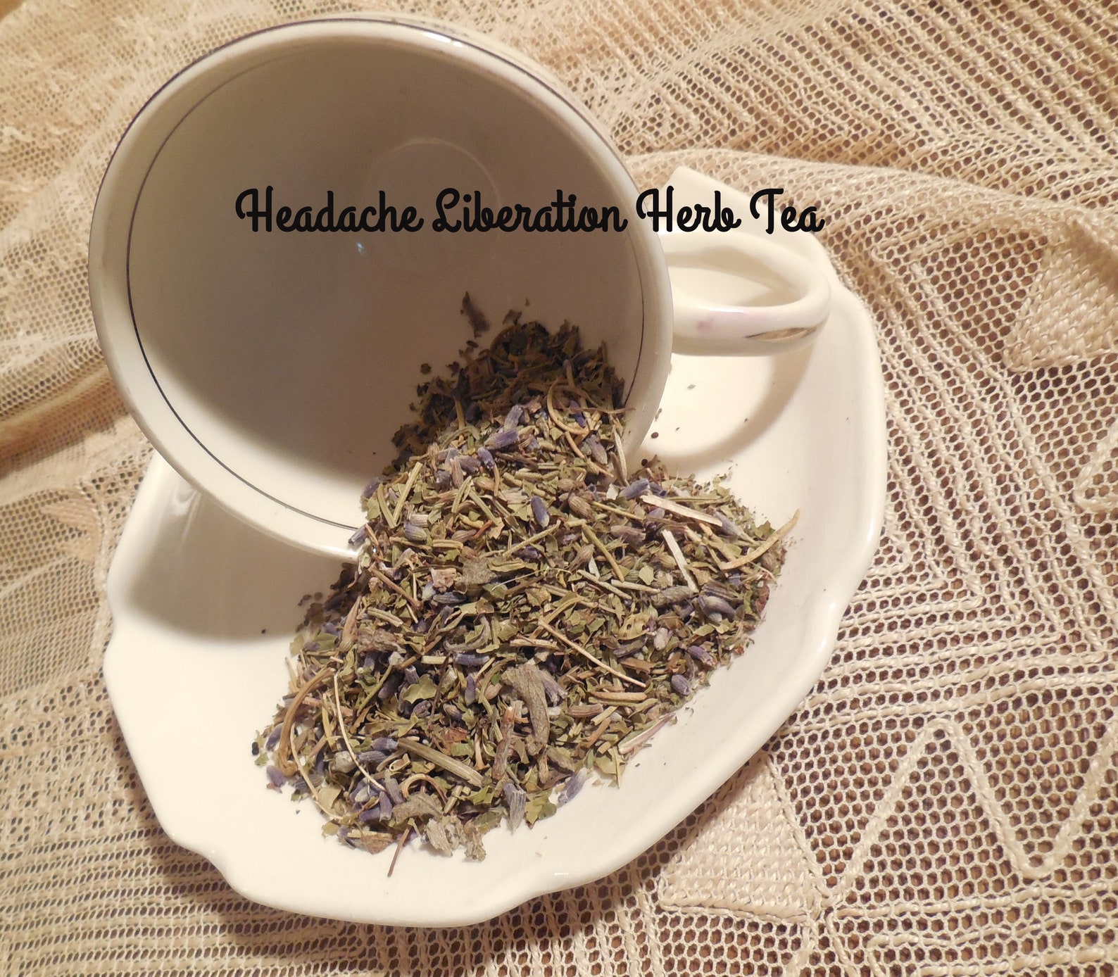 Headache Liberation Loose Herbal Tea Lavender Catnip Lemon Etsy