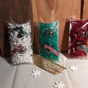 2 Dip Mix Ornaments Gift Set, salt-free, pillow-box, hostess gift basket image 2