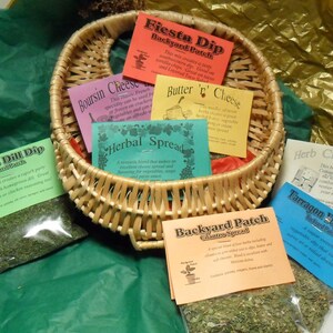 Dip Mix Collection CHOOSE ANY of Eight different, hand-blended, home grown cooking herbs, dips, Herb mixes, Backyard Patch