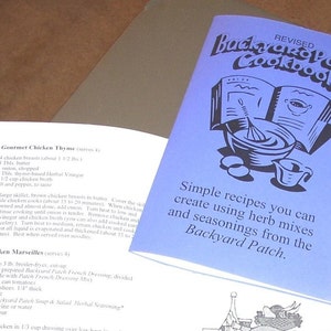 Herb Cookbook by Marcy Lautanen-Raleigh of the Backyard Patch