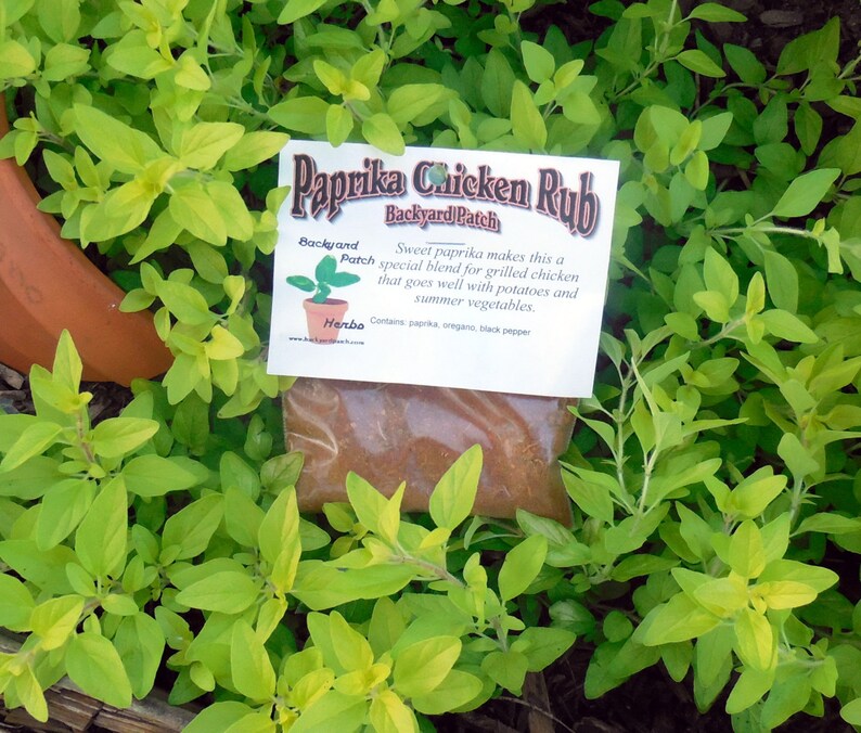 Paprika Chicken Meat Rub Handblended Dry Salt Free Cooking Etsy