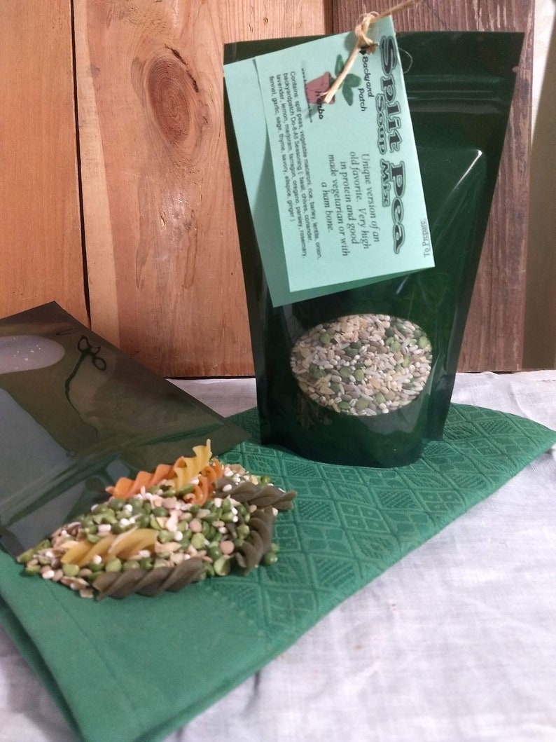 Split Pea Soup Mix Gourmet Dry Soup Mix Vegan Organic Etsy