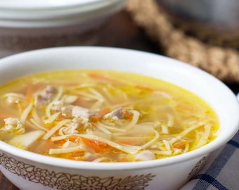 Chicken Noodle Soup Mix, Gourmet Turkey Soup at home, dry mix to use leftovers to craft a soup, just add water