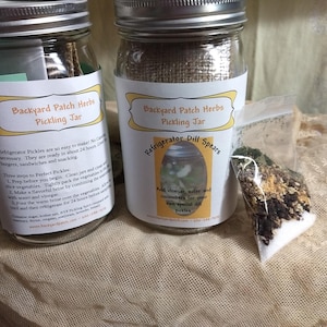 Refrigerator Pickle Kit Refills, 5 flavors to choose from, DIY Pickles