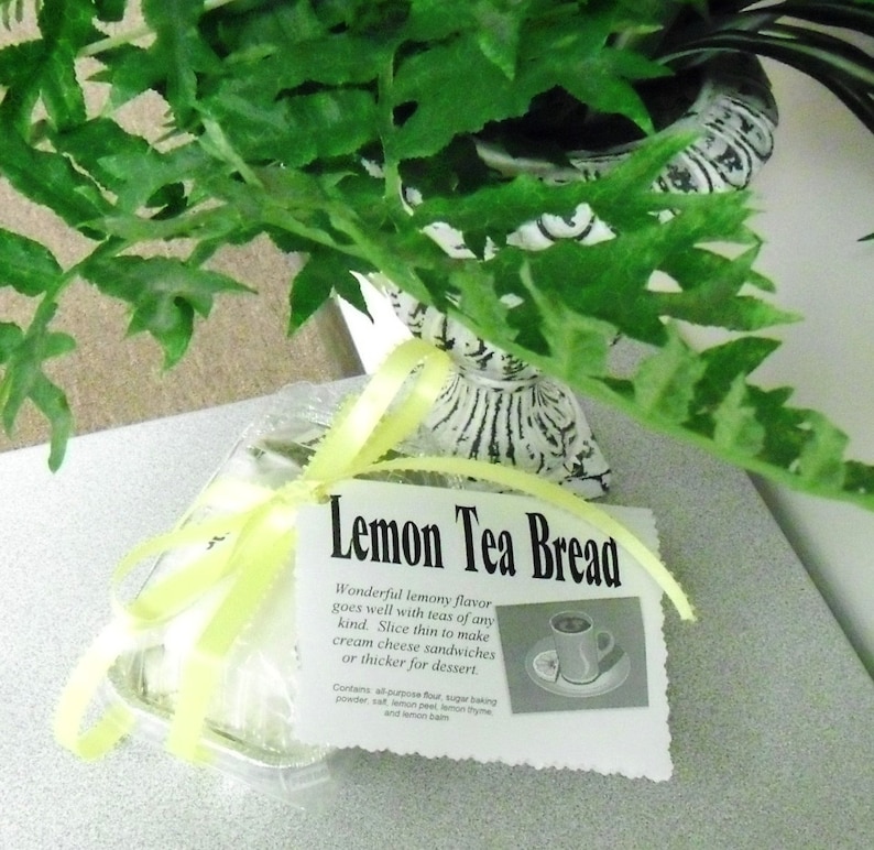 Lemon Tea Herb Bread Mix, dry mix, perfect for afternoon tea, cooking image 1