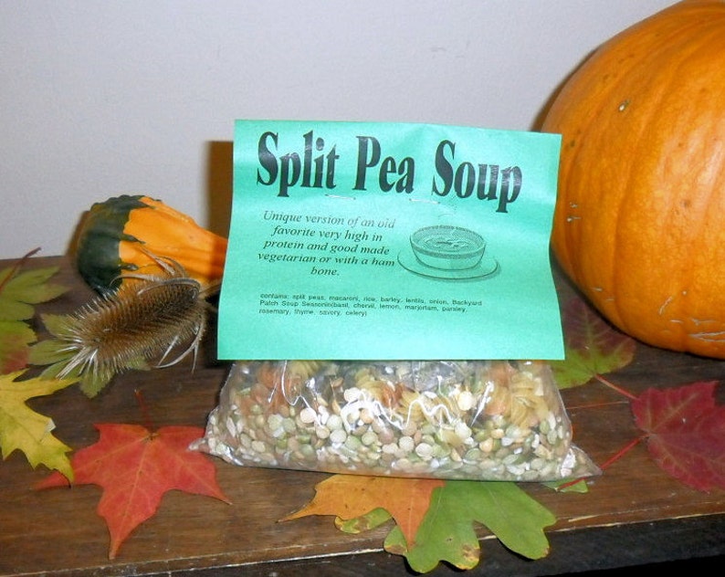 Split Pea Soup Mix Gourmet Dry Soup Mix Vegan Organic Etsy