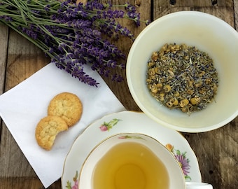 Dreamtime Loose Herbal Tea, lavender, chamomile, no caffeine