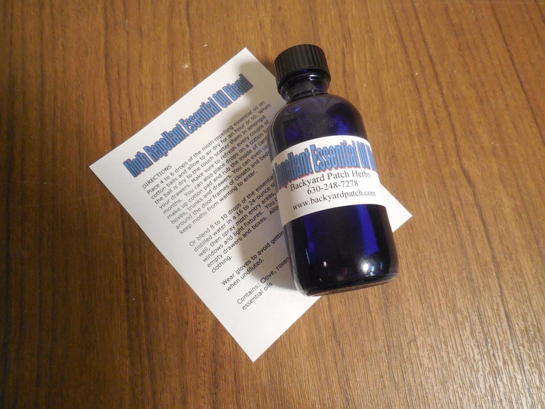 Moth Repellent Essential Oil Mixture Etsy