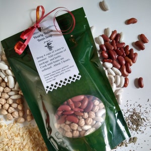 Hearty Italian Bean Soup, gourmet soup at home by Backyard Patch Herbs, just add water, simple soup, vegetarian or chicken flavor available