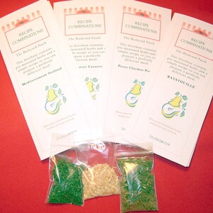 Buyer&#39;s Choice - Recipe Combination with herbs and recipe included, be your own chef