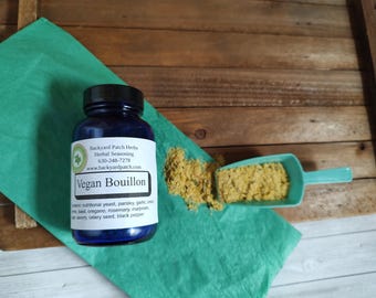 Vegan Boullion, Salt Free Herb Seasoning Blend | Cooking Seasoning | Salt-free | Gluten free | vegan | vegetarian