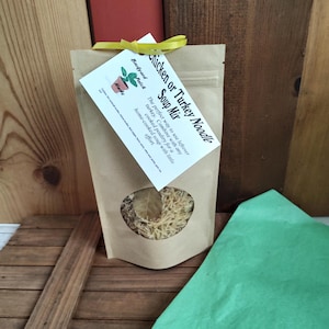 Chicken Noodle Soup Mix, Gourmet Turkey Soup at home, dry mix to use leftovers to craft a soup, just add water