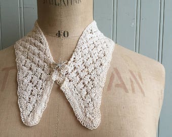 Knitted collar | Etsy
