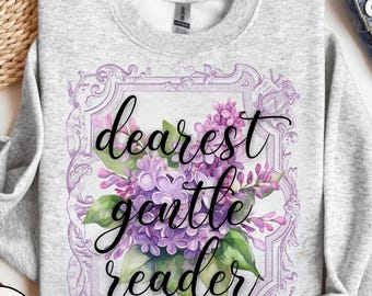Dearest Gentle Reader Sweatshirt, Sophie Beckett and Benedict Bridgerton Sweater, Spill The Tea, Masquerade Ball, Lady Whistledown Crewneck