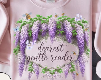 Dearest Gentle Reader Sweatshirt, Bridgerton Sweater, Spill The Tea Sweater, Whistledown Society Papers Unisex Crewneck, Bridgerton Fan Gift