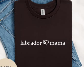 Labrador Retriever Mama Shirt For Mother's Day Lab Mom Tshirt Comfort Colors Tee Labrador Retriever Gift Dog Shirt Gift for Lab Lover Pet