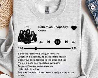 Custom Song Name Sweatshirt, Music Lover Sweatshirt, Custom Artist Name Sweatshirt, Music Hoodie, Custom Concert Sweat,Favorite Song Sweater