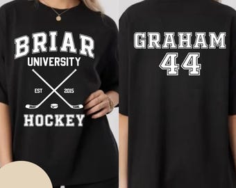 Briar Hockey Shirt, Off-Campus TShirt, Hockey Romance Shirt, Briar U Sweatshirt, Campus Hockey, Briar U Sweater, Custom University Hockey