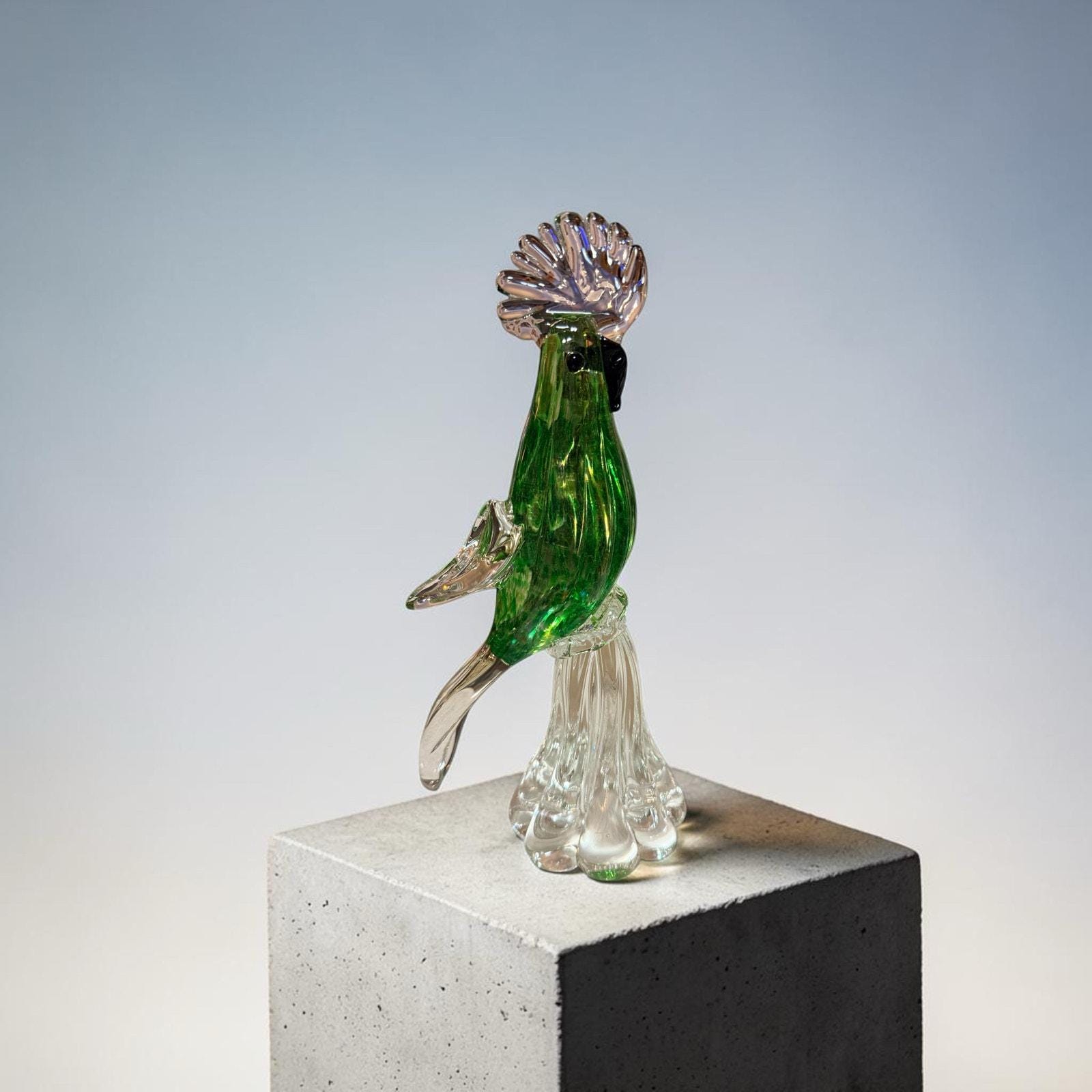 Murano Glass Cockatoo - Etsy