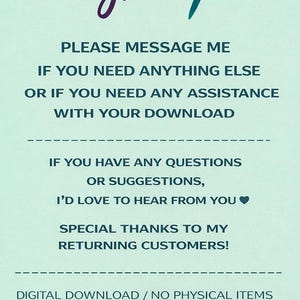 Puede incluir: Fondo turquesa con la palabra "Ayaloo" en escritura morada, acompa&ntilde;ada de un icono de pincel. El texto debajo dice "Por favor, env&iacute;ame un mensaje" y otra informaci&oacute;n de servicio al cliente. Descarga digital.