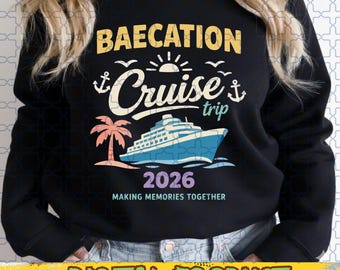 Couples Cruise Matching Squad Baecation Cruise Trip PNG