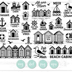 Maritime SVG, SVG phare, contour de bateau, mouette svg, svg ancre, svg nautique, vacances été svg, fichiers pour cricut, téléchargement numérique