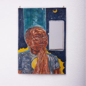 Pizarra, arte mural, Oración de la Serenidad del Hombre - Todos los colores de Kalen McGuire Media