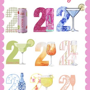 21 Geburtstag Zeichen