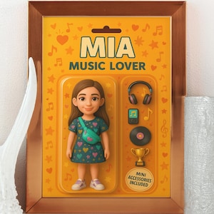 Personalized Action Figure Portrait from Photo, Custom Action Figure Art, Digital Gift for Dad, Teacher, Mom, or Grandpa
