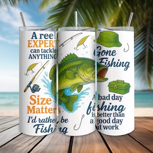 Bass Fishing Tumbler Wrap PNG, 20oz Seamless Tumbler Sublimation Design, Largemouth Bass Fish PNG, Fishing Gift, Trending Tumbler Wraps