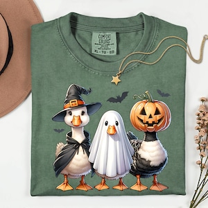 Boo Ghost Goose PNG: Halloween Sublimation Design (Digital Download