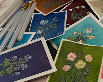 Birth Stone & Birth Flower Minis