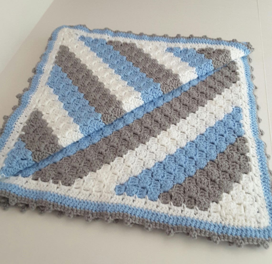 Crochet Baby Blanket Corner 2 Corner Blanket Crocheted Baby Etsy