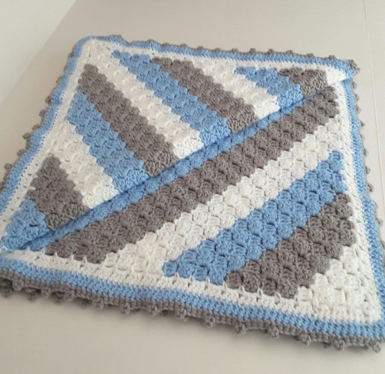 Crochet Baby Blanket Corner 2 Corner Blanket Crocheted Baby Etsy