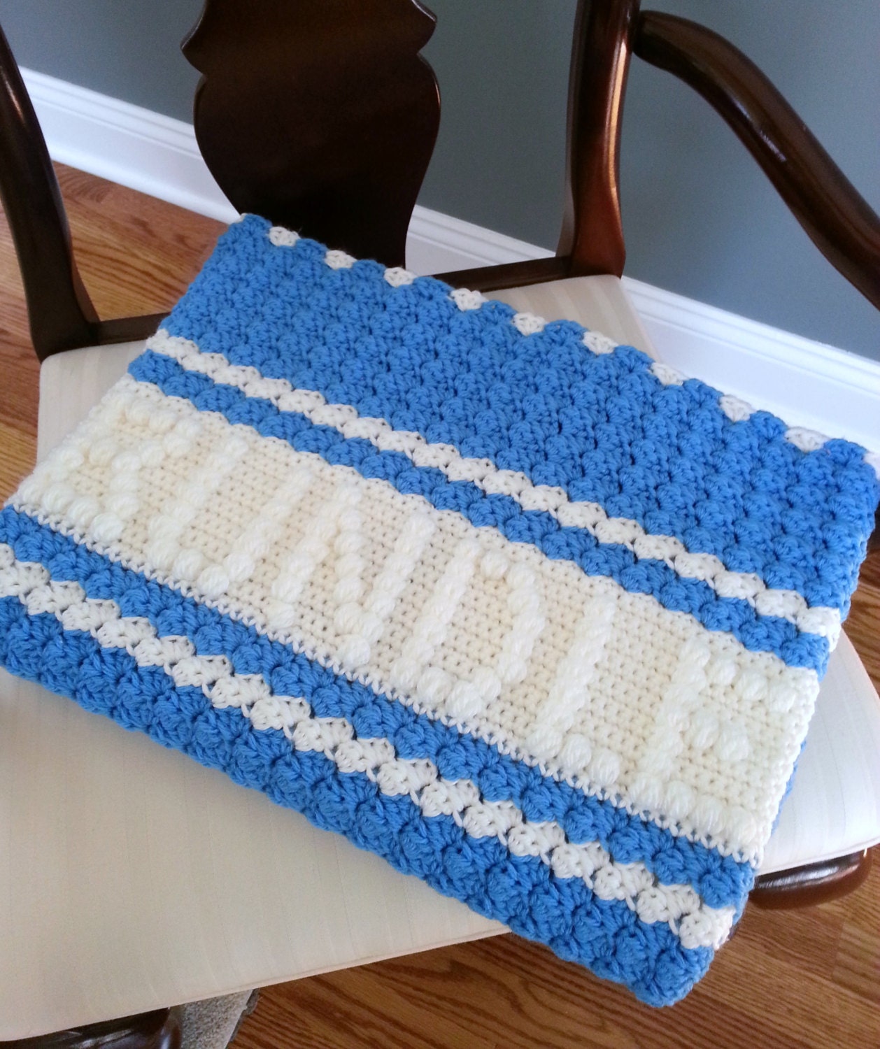 Personalized Baby Blanket Crochet Baby Blanket Personalized Etsy