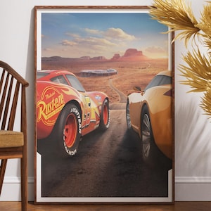Animation Movie Poster - Pixar Wall Art - Kids Room Decor - Matte Vertical Print